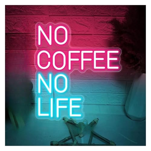 Néon LED No Coffee No Life pour exprimer votre passion créative au quotidien