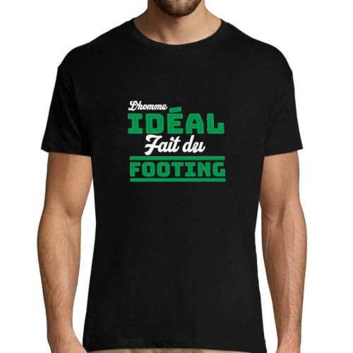 T-Shirt Homme Lhomme Ideal Fait du Footing en coton imprimé en France
