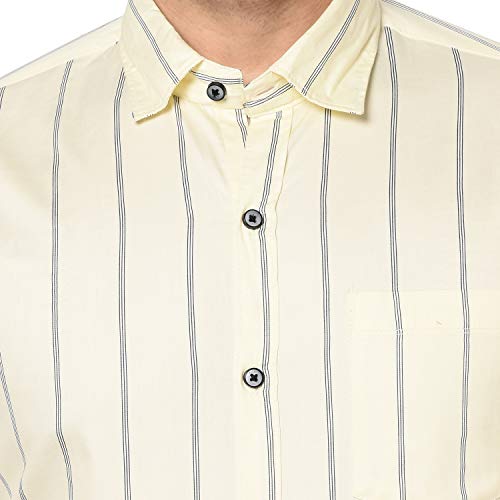 Image of Men Striped Slim Fit Shirt