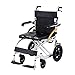 Manual Self Propelled Lightweight Folding Wheelchair with Commode Pan Elderly Mobility Padded Chair Folding Mobility Scooters with Foldable Backrest (Black With Toilet small wheel)