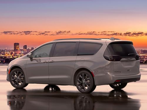 Rvinyl Tail Light Tint Covers Compatible with Pacifica 2017-2020 - Blackout Smoke