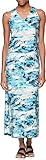 Calvin Klein Jeans Women's Printed Drawcord Halter Dress
