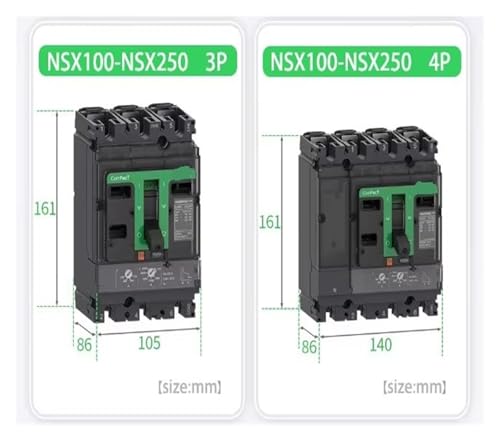 Disjoncteur fixe boîtier moulé NSX250F400A630A pour sécuriser un tableau général - 3