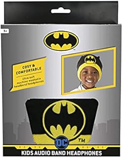 OTL Technologies Kids Headphones - Batman Wired Headband Headphones Black for ages 3+