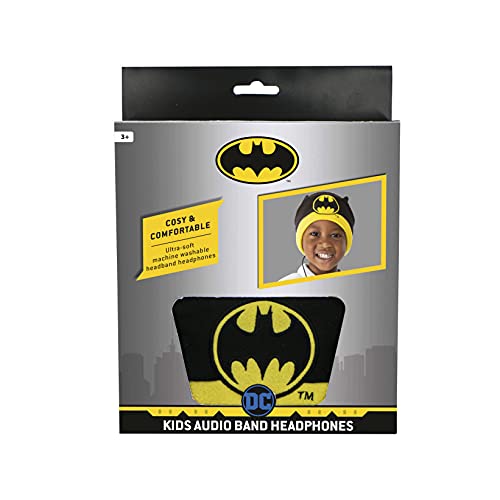 OTL Technologies Children's Batman Audio Band Wired Headband Headphones Black for Ages 3+