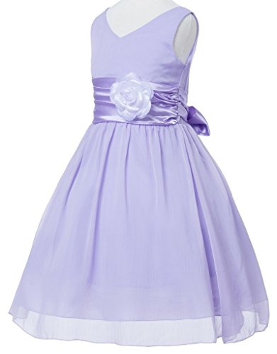 Lace Top Solid Skirt One Piece Dress with Necklace2