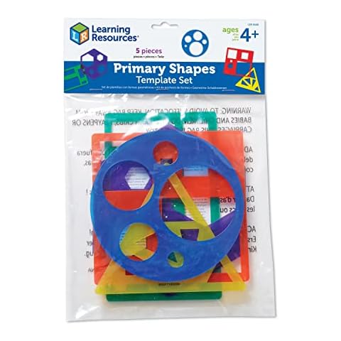 Set de Plantillas con Formas geométricas de Primaria Cover