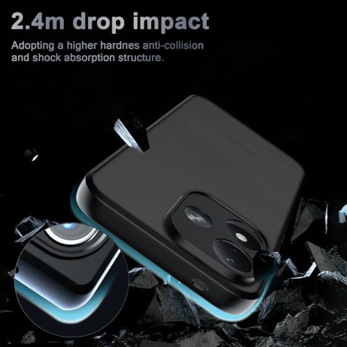 zZjoOoj Etui ochronne do Xiaomi Redmi Note 17 4G/5G, matowe czarne