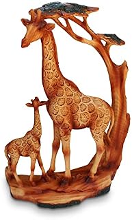 Large Graceful Giraffe and Calf Decorative Ornament | Giraffe Ornaments for The Home | Home Accessories | Wildlife Animal Lover Gift | Giraffe Lover Gift Birthday Friendship Gifts | Giraffe Gifts