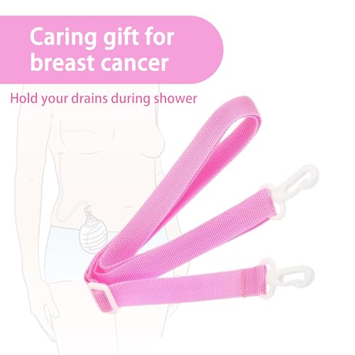 2 PCS Shower Lanyard for Mastectomy Drain Holde,Breast Cancer/Abdominal Debridement/Tummy Tuck Patients Surgical Drain Holder, Surgery Recovery Management, Drain Holder After Tummy Tuck,ShowerLanyard