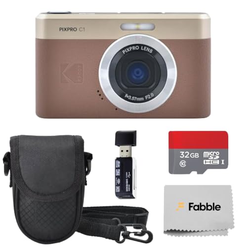 Amazon | Kodak PIXPRO C1 コンパクトデジタルカメラ(ブラウン) 32GB