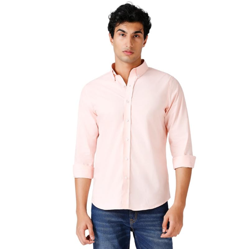 Image of MARK & ALBERT Men's Cotton Formal Shirt