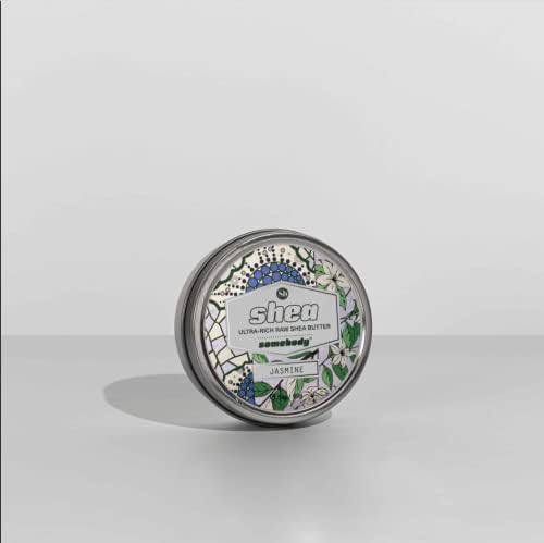 Somebody Raw Organic Shea Butter (Jasmine 1oz) 1 Ounce