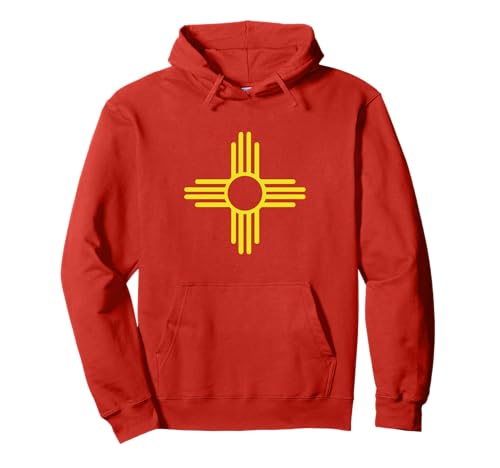 Vintage New Mexico Flag Zia Sun Retro Distressed Sudadera con Capucha