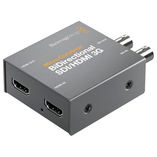 Blackmagic Design Micro conversor bidirecional SDI para HDMI 3G com fonte de alimentação
