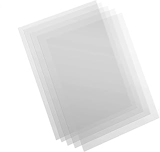 TIGTAK FEP 5 Sheets 200*140*0.15mm Thickness Heat Resistant Light Transmission for Creality ELEGOO ANYCUBIC PHROZEN LCD SLA DLP 3D Printer