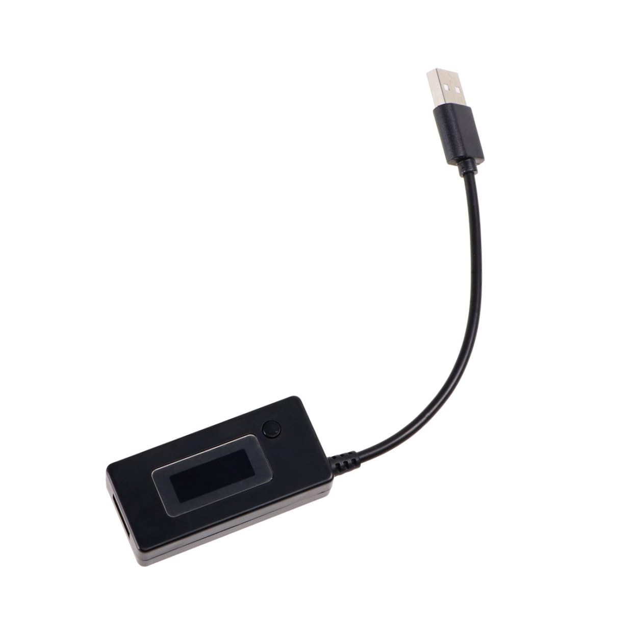 LCD USB Voltage and Tester Compact and Lightweight USB Power Capacity Tester Backlight Display for Mobile Power Banks and Devices