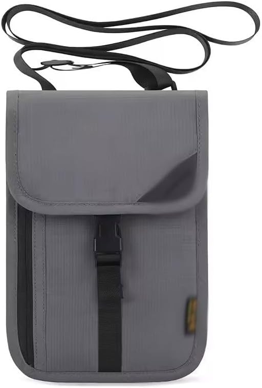Multifunction Anti-theft Wallet Hidden Travel Neck Pouch Passport Cover Cards Holder ID Card