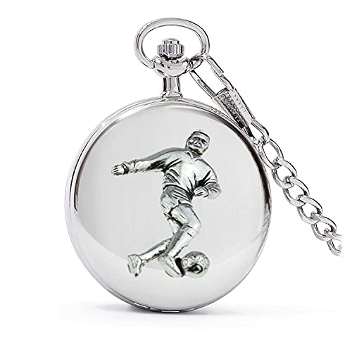 Coffret cadeau pour homme avec montre de poche gousset S4 en argent poli