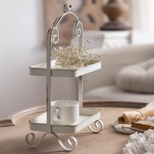 Plateau en fer blanc rétro pour une décoration de table soignée