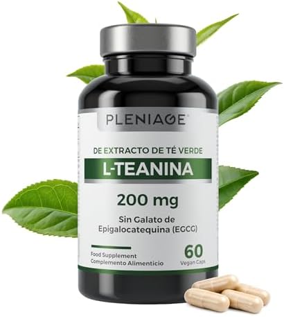 L TEANINA 200mg | Extracto De Te Verde (Camellia Sinensis) | Clar...