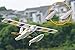 FMS Rc Planes for Adults Remote Control Airplane Super EZ Trainer V4 RTF Ready to Fly with Reflex Gyro system1220mm Wingspan with Floats 4CH Water Sea Plane (Transmitter/Receiver/Battery Included)