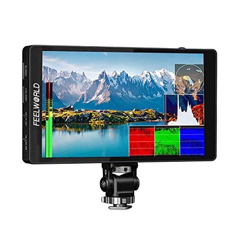 Monitor táctil Feelworld F7 Pro de 7 pulgadas con entrada HDMI 4K 60Hz y kit de instalación F970