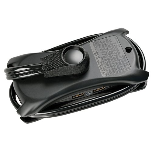 Tripp Lite 3 Outlet Portable Surge Protector Power Strip, 18In Cord, 2 Usb, & $25,000 Insurance (Traveler3Usb) Black #TOP3
