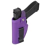 【INNOVATIVES DESIGN】Um unsere 9-mm-Pistolenholster für verdeckte Waffenholster zu verwenden, müssen Sie nur eine Naht schneiden, um unsere Holster für kompakte und subkompakte Schusswaffen wie das M&P Shield M2.0 (mit dunkelroten Markierungen) zu installieren Der Stichsatz muss für die richtige Passform zugeschnitten werden. Beachten Sie, dass Pistolen mit Laser- oder Taschenlampenaufsätzen nicht montiert werden können.