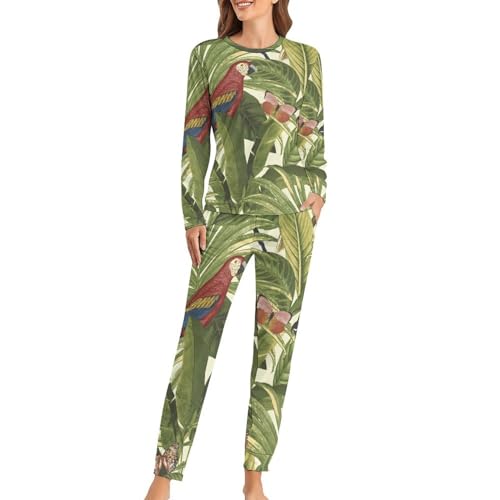 Pyjama femme retro parrot idéal pour vos soirées cocooning et nuits douillettes