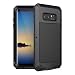 Produktbild Beeasy Samsung Galaxy Note 8 Hülle,360 Grad Outdoor Handyhülle Handy Case Schutzhülle Robust Cover Armor Doppelte Schutzschicht Fallschutz Hybrid Rüstung Schlagfest Stoßfest Kratzfest Bumper,Schwarz