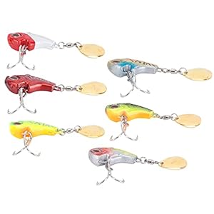 Zinken Lokt Roterende Staart, duurzaam VIB Hard Visgerei Mini Levensechte Aantrekkelijke Metalen Mini VIB met Lepel voor Forelvissen