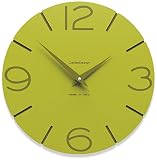 💥 [FIT FÜR DIE KÜCHE] Die Form, die Größe und die verfügbaren Farben machen die Wanduhr Smile geeignet für die Aufstellung in der Küche. Das Zifferblatt mit einem Durchmesser von 30 cm und die Zeiger mit 11 und 8 cm lassen sich leicht an Wänden anbringen, die nicht sehr geräumig sind, wobei die Uhr auch aus mehreren Metern Entfernung noch gut sichtbar ist. Durch die Auswahl von mehr als 30 mehr oder weniger lebhaften Farben lässt sich das Zifferblatt mit modernen Küchenmöbeln abstimmen.