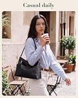 Missnine Hobo Bag for Women Purses Crossbody Shoulder Handbags Tote,Coffee — image 9