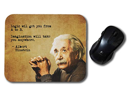 Neurons Not Included Albert Einstein Quote Mouse Pad thumb #1