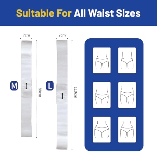 Urine Test Complete Kit - 2 oz to 4 oz Sample Bag on Belt,Portable Urine Test Bags with Temperature Strip for Used for Hospitals, Emergency and Travel (Medium)