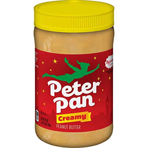 Peter Pan Creamy Peanut Butter, Made with Roasted Peanuts, Great