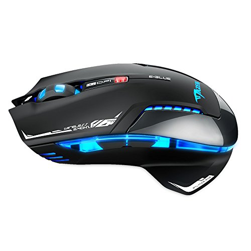 E-3Lue Ems601Bkaa-Nf Mazer Ii 2500 Dpi Blue Led 2.4Ghz Wireless Optical Gaming Mouse #TOP5