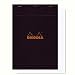 Rhodia Classic Black Notepad 8.25X11.75 Blank