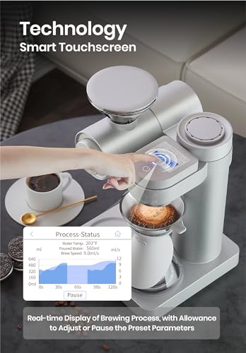 Gevi-Professional-Barista-Coffee-Machine-Smart-Pour-over-Drip-Coffee-Maker-Programmable-Brew-Spin-Speed-51-Precise-Grind-Settings-Custom-Recipes-Fast-Heating-Brewer-for-Home-and-Commercial