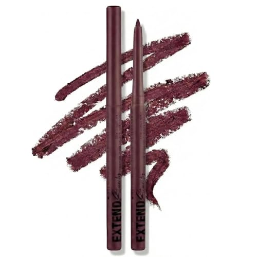 Image of Burgundy Eyeliner, Plum Eyeliner For Mature Eyes, Smooth Retractable Gel Eyeliners Pencil, Waterproof & Smudge-Proof, Quick-Dry Plum-Wine Shade For Daily Makeup