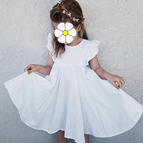 Edjude Vestiti Estivi Bimba Abiti Bambina Tinta