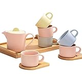 Ensemble de Tasses à café Tasse en céramique européenne ménage Simple Anglais après-midi Service à thé Tasse Couleur Bonbon Marque Tasse