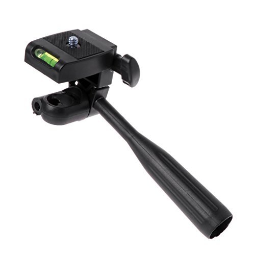 GUMEI Accesorio Adaptador de plástico con Cabezal de trípode de Placa de medidor de Nivel láser Soporte de Brazo