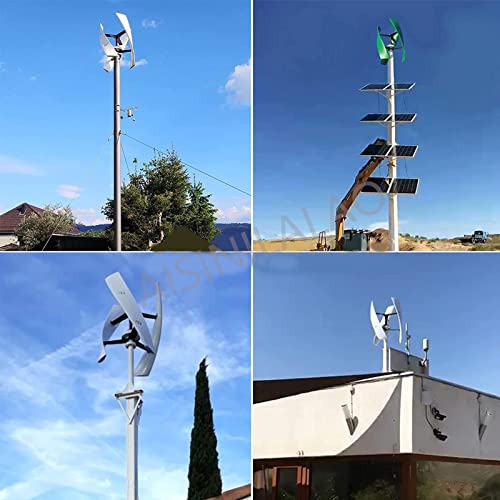 Eficiente Nova turbina eólica vertical, 9000W 3 Bladeslow Gerador de turbina eólica de rotação de ru