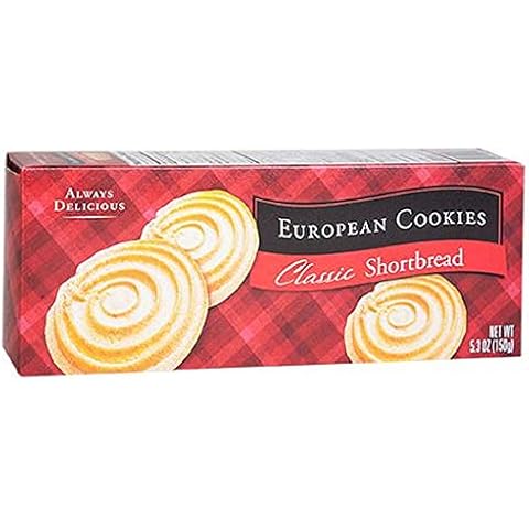 European Cookies Classic Shortbread, Two 5.3 oz. Boxes Cover