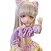 bositigo Pretty Anime Design BJD Dolls 1/6 11.8 Inch Ball Jointed Doll DIY Toys with Clothes Outfit Shoes Wig Hair Makeup,Best Birthday Gift for Princess Girls Kids Children - Diana