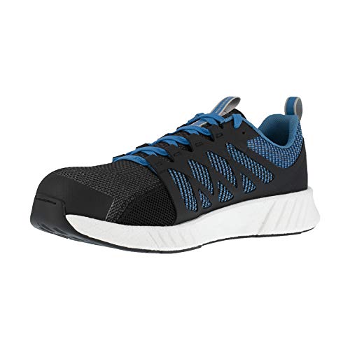 Image of Reebok Work Men's Fusion Flexweave Safety Toe Athletic Work Shoe, Black