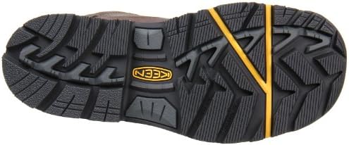 KEEN Utility Men's Milwaukee 6" Steel Toe Work Boots, Slate Black, 11.5 Wide | Image 3
