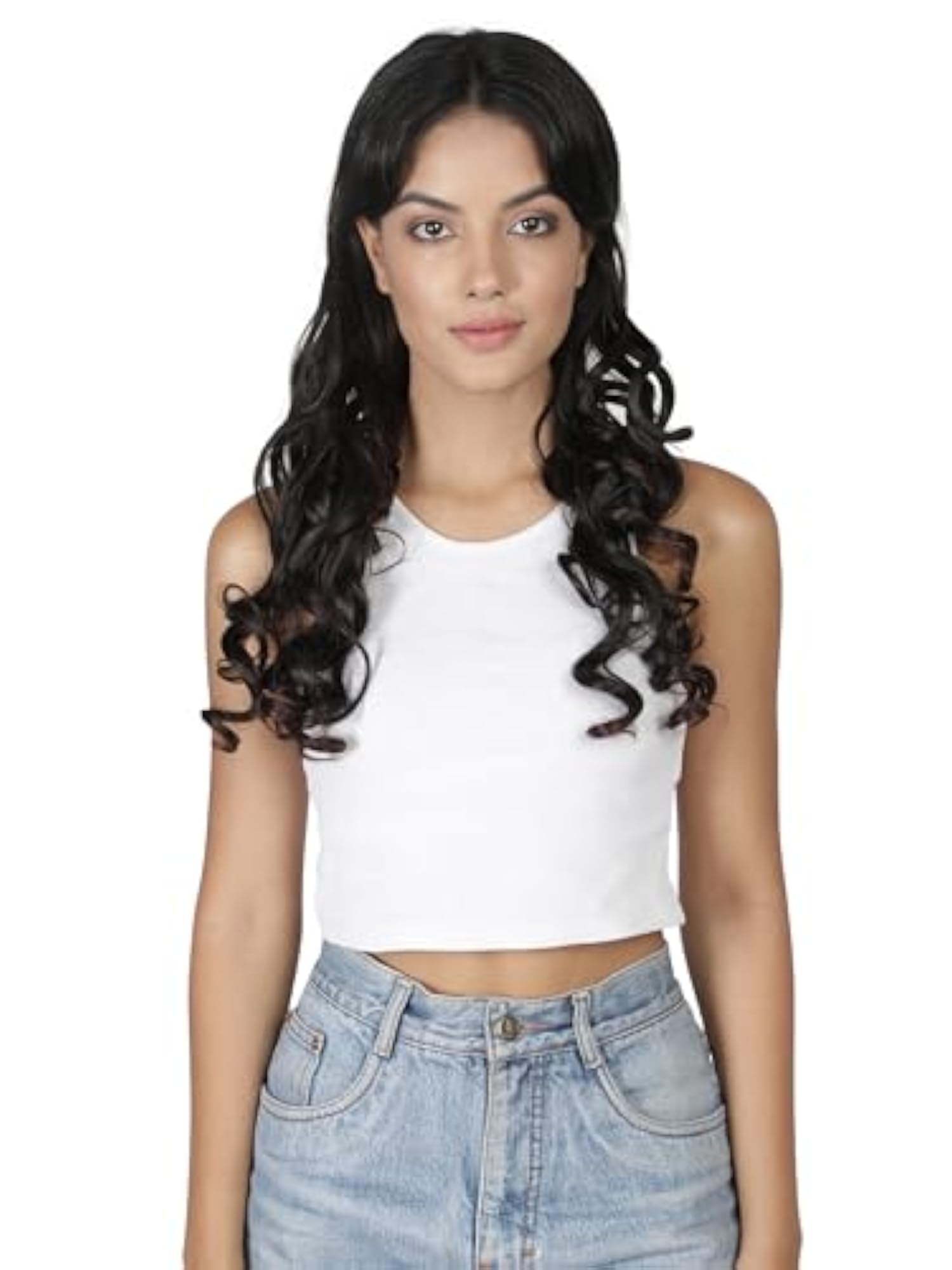 23 Inch Wavy Clip-In Hair Extensions for Women
